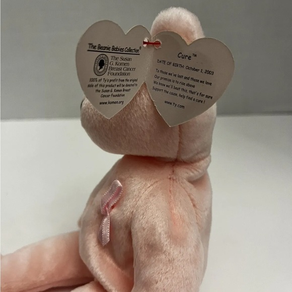 Ty Beanie Baby Cure - MWMT (Cancer Awareness) - Picture 2 of 3